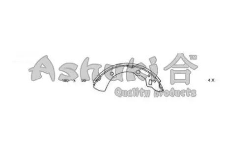 Комплект тормозных колодок ASHUKI M06301