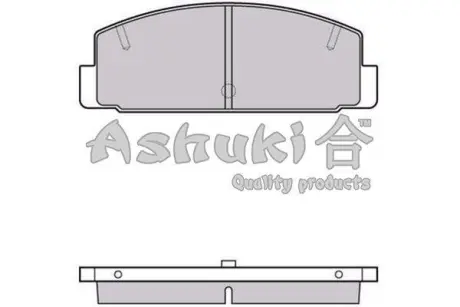 Комплект тормозных колодок, дисковый тормоз ASHUKI M07402