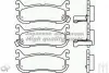 Комплект тормозных колодок, дисковый тормоз ASHUKI M07525A (фото 1)