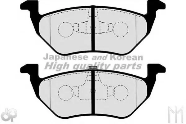 Комплект тормозных колодок, дисковый тормоз ASHUKI M07540A (фото 1)