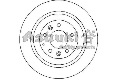 Тормозной диск ASHUKI M60632