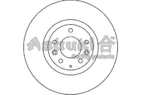 Тормозной диск ASHUKI M60633