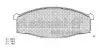 Комплект тормозных колодок, дисковый тормоз ASHUKI N00914 (фото 1)