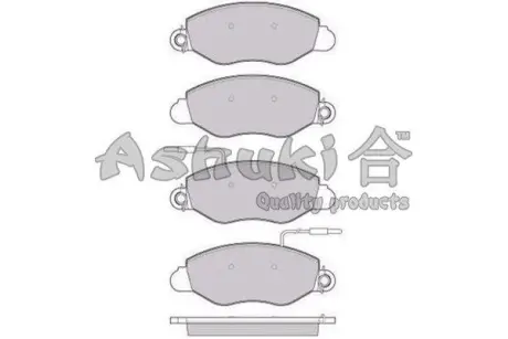 Комплект тормозных колодок, дисковый тормоз ASHUKI N00917