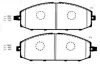 Комплект тормозных колодок, дисковый тормоз ASHUKI N00952 (фото 1)