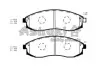 Комплект тормозных колодок, дисковый тормоз ASHUKI N00961 (фото 1)