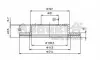 Тормозной диск ASHUKI N01318 (фото 1)