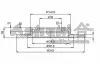 Тормозной диск ASHUKI N01349 (фото 1)