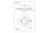 Тормозной диск ASHUKI N01383 (фото 1)