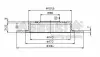 Тормозной диск ASHUKI N01430 (фото 1)