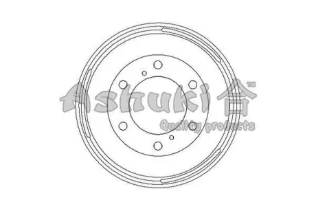 Тормозной барабан ASHUKI N01501