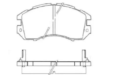Комплект тормозных колодок, дисковый тормоз ASHUKI S01108