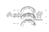Комплект тормозных колодок ASHUKI S01412 (фото 1)
