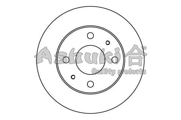 Тормозной диск ASHUKI S01614 (фото 1)