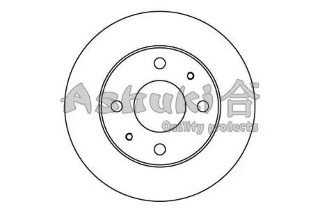 Тормозной диск ASHUKI S01614