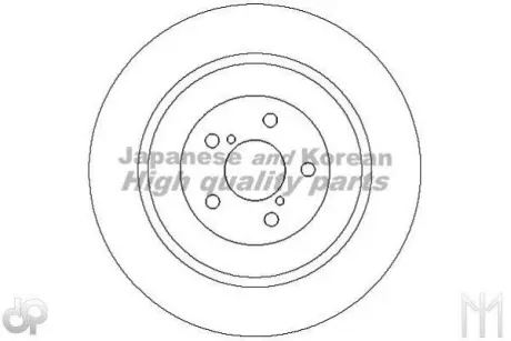 Тормозной диск ASHUKI S01745