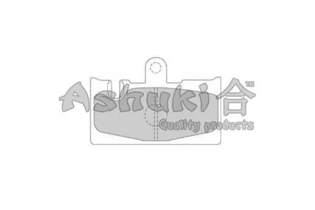 Комплект тормозных колодок, дисковый тормоз ASHUKI T11286