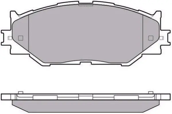 Комплект тормозных колодок, дисковый тормоз ASHUKI T11289 (фото 1)