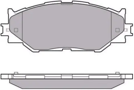 Комплект тормозных колодок, дисковый тормоз ASHUKI T11289