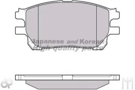 Комплект тормозных колодок, дисковый тормоз ASHUKI T11290A