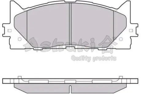 Комплект тормозных колодок, дисковый тормоз ASHUKI T11305