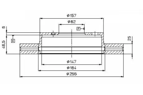 Тормозной диск ASHUKI T60251