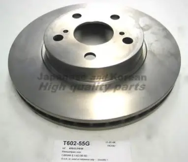 Тормозной диск ASHUKI T60255G