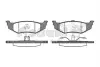 Комплект тормозных колодок, дисковый тормоз ASHUKI US104236 (фото 1)