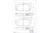 Комплект тормозных колодок, дисковый тормоз ASHUKI Y02950 (фото 1)