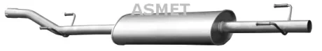 Глушник, середн. частина Mercedes-Benz Sprinter (901, 902, 903, 904, 905) Asmet ASMET 02046