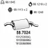 Глушитель осн. алюм. для а/м Volkswagen Golf II (83-) 1.3-1.6 ASSO 587024 (фото 1)
