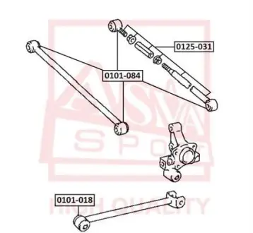Автозапчасть ASVA 0101084