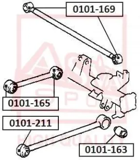 Автозапчасть ASVA 0101165