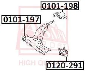 Автозапчасть ASVA 0101-197