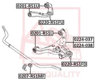 Автозапчасть ASVA 0201R51L