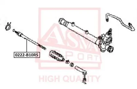 Автозапчасть ASVA 0222B10RS