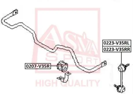 Автозапчасть ASVA 0223V35RL