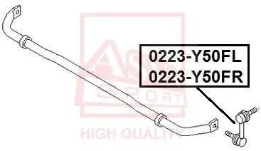 Автозапчасть ASVA 0223-Y50FL