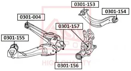 Автозапчасть ASVA 0301155