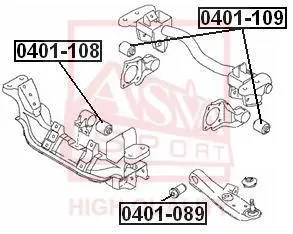 Автозапчасть ASVA 0401089