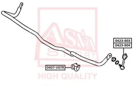 Автозапчасть ASVA 0407V97R