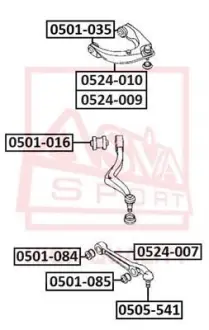 Автозапчасть ASVA 0524010