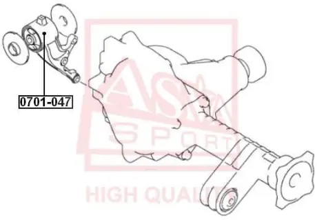 Автозапчасть ASVA 0701047