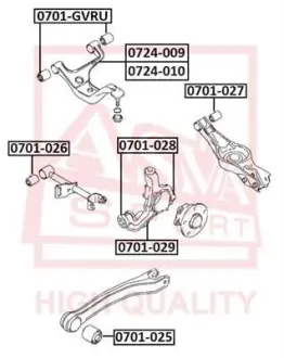 Автозапчасть ASVA 0724010