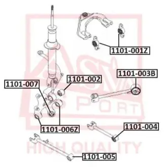 Автозапчасть ASVA 1101003B