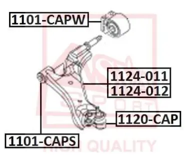 Автозапчасть ASVA 1101CAPW