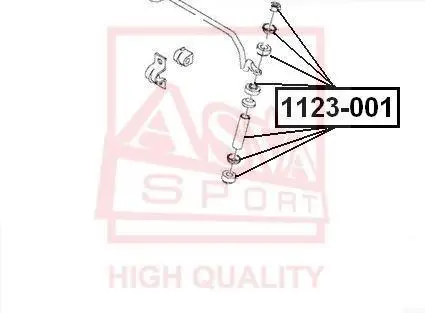 Автозапчасть ASVA 1123001