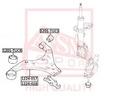 Автозапчасть ASVA 1201TUCB