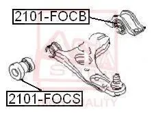 Автозапчасть ASVA 2101FOCS