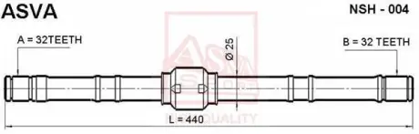 Автозапчасть ASVA NSH004